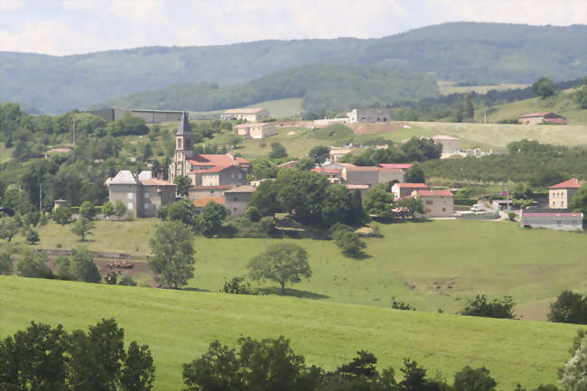 Le village de Saint-Sylvestre - Saint-Sylvestre (07440) - Ardèche