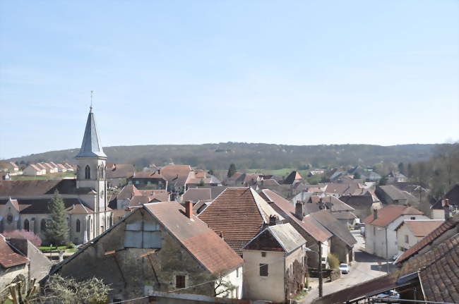 Vue générale du village - Charcenne (70700) - Haute-Saône