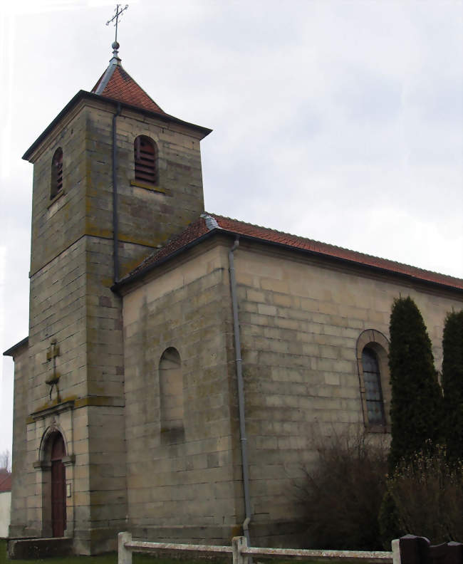 l'église Saint-Étienne - Dampvalley-Saint-Pancras (70210) - Haute-Saône