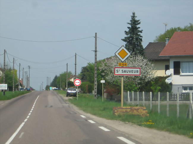 Entrée de Saint-Sauveur - Saint-Sauveur (70300) - Haute-Saône
