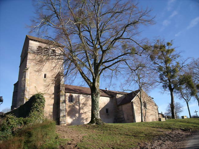 L'église romane - Marly-sous-Issy (71760) - Saône-et-Loire