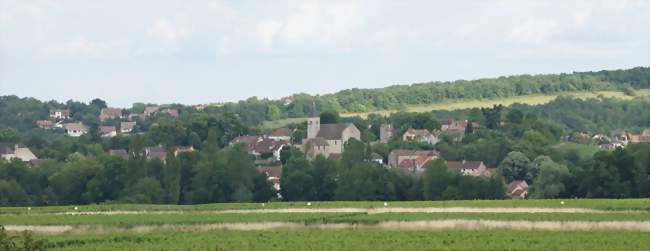 Vue d'une partie du bourg de Mellecey - Mellecey (71640) - Saône-et-Loire