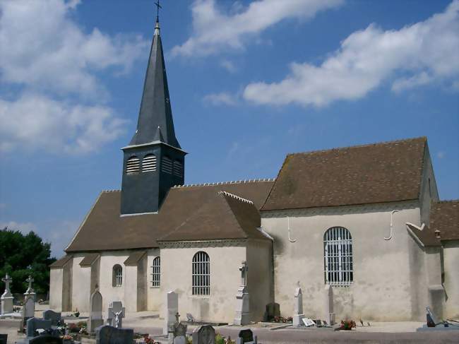 L'église - Saunières (71350) - Saône-et-Loire