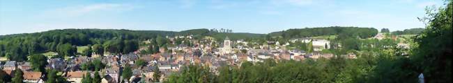 Vue panoramique du bourg de Saint-Saëns - Saint-Saëns (76680) - Seine-Maritime
