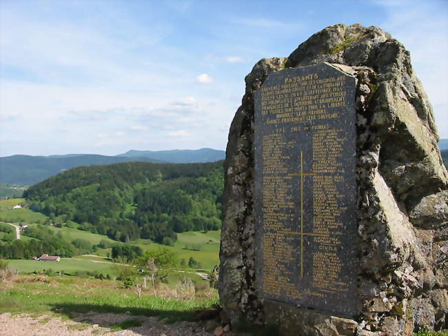 Monument des fusillés de la Résistance à la Piquante-Pierre - Basse-sur-le-Rupt (88120) - Vosges