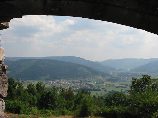 Vue de la commune depuis le Saint-Mont - Dommartin-lès-Remiremont (88200) - Vosges