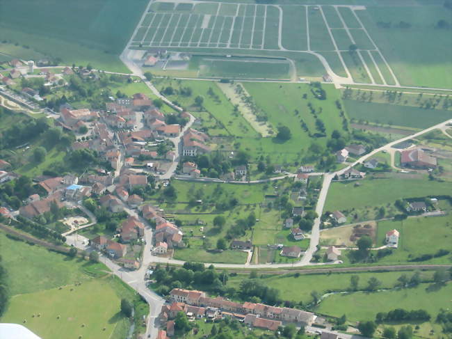 Vue aérienne de Poussay - Poussay (88500) - Vosges