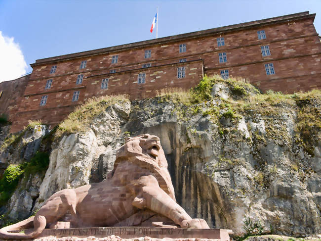 Le Lion de Belfort devant la Citadelle