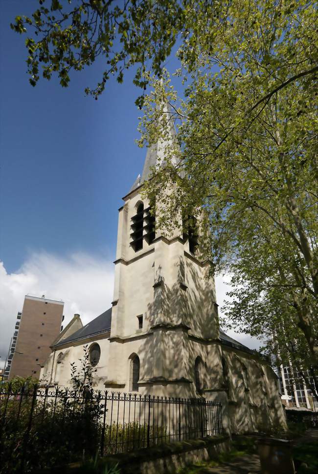 Église Saint-Saturnin, classée aux monuments historiques - Gentilly (94250) - Val-de-Marne