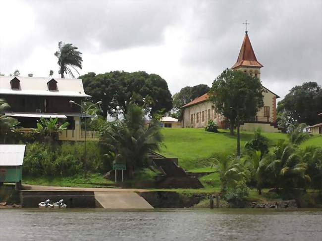 Vue de Roura depuis l'Oyak - Roura (97311) - Guyane