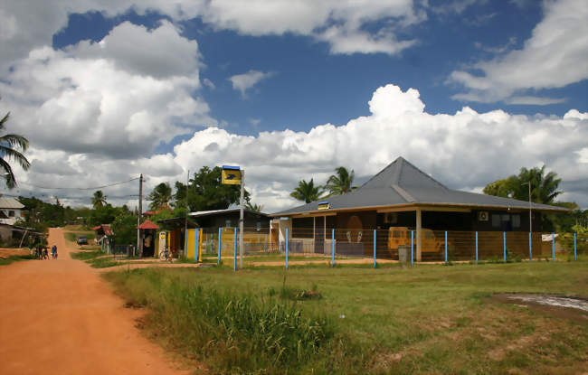 Vue du bureau de poste de Maripasoula - Maripasoula (97370) - Guyane