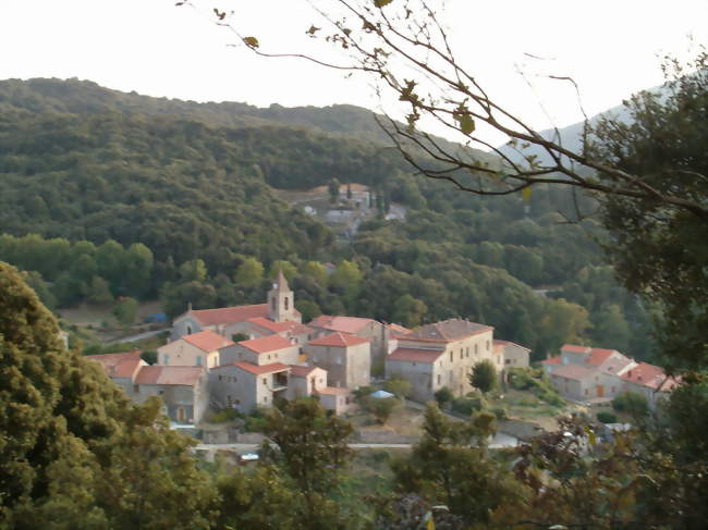 Vue sur le centre-ville de Casalabriva - Casalabriva (20140) - Corse-du-Sud