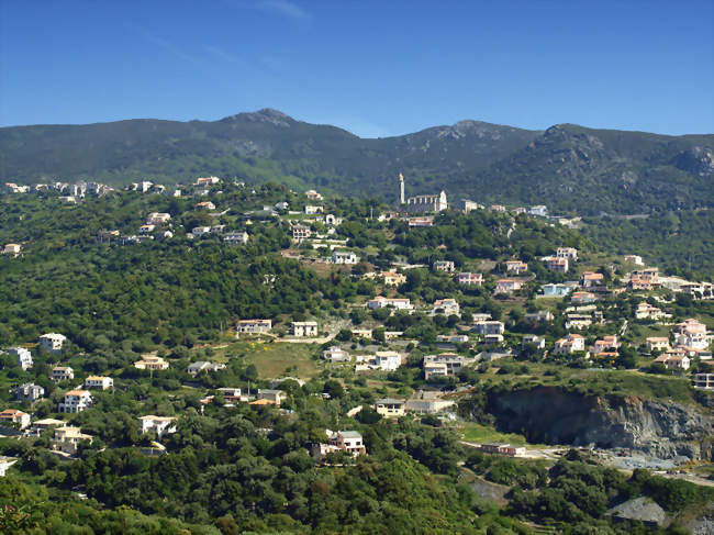 Vue du village - Ville-di-Pietrabugno (20200) - Haute-Corse