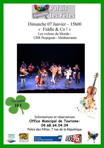 «Fiddle & Co» Les violons du Monde CRR Perpignan