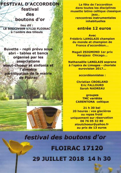Festival des boutons d'or - festival d'accordéon