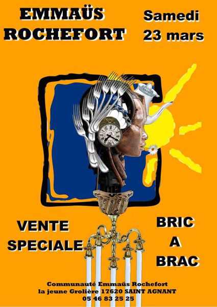 Vente spéciale Bric à Brac à Emmaüs Rochefort