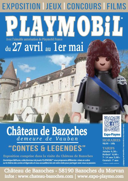Exposition de Playmobil au château de Bazoches | Demeure de Vauban