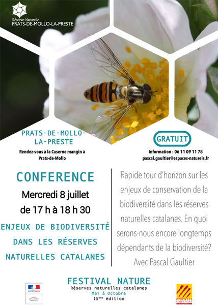 Conférence sur les enjeux de biodiversité dans les RNC