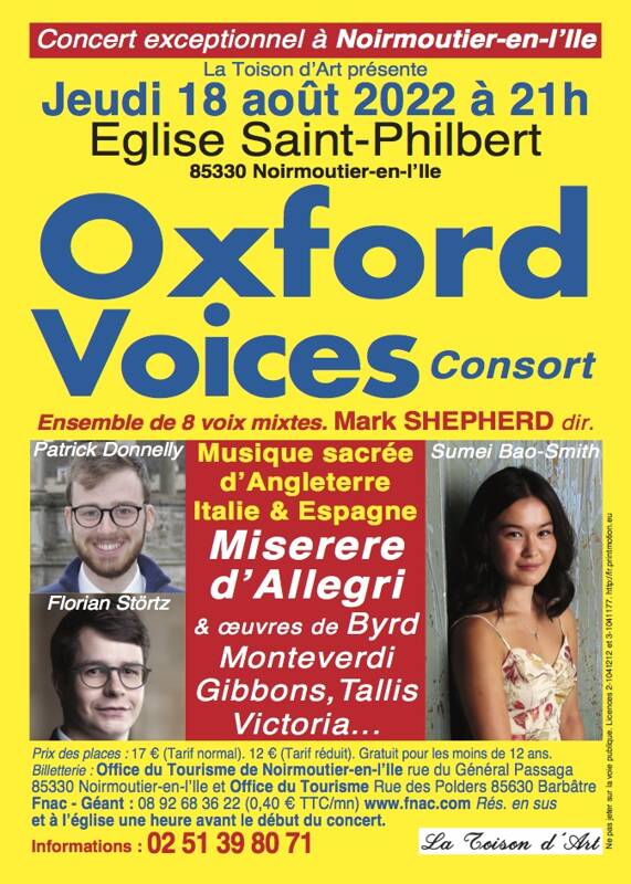 CHOEUR OXFORD VOICES CONSORT MISERERE D'ALLEGRI
