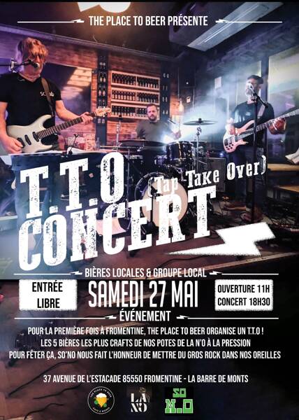 T.T.O Brasserie la NO et Concert Rock SO'NO