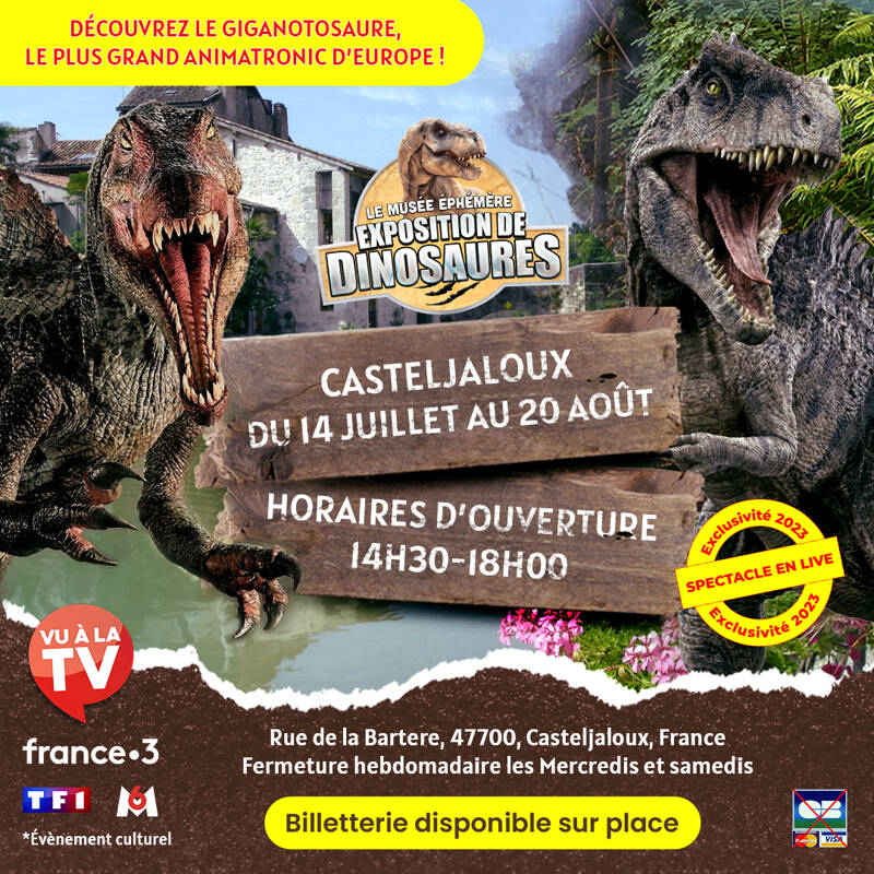 Casteljaloux: les dinosaures arrivent !