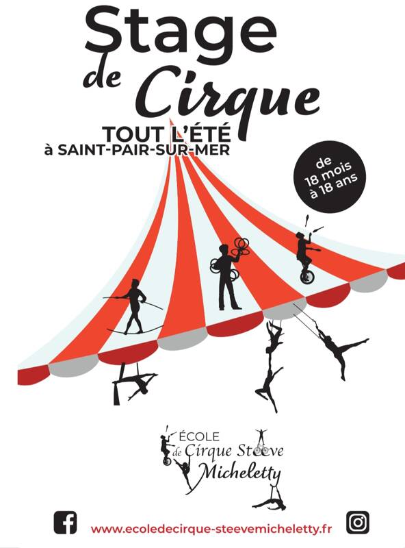 Stage de cirque école de cirque