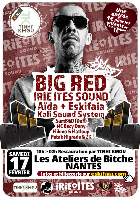 Big Red Raggasonic + Irie Ites Sound + Dj Aïda + Eskifaia Sound System