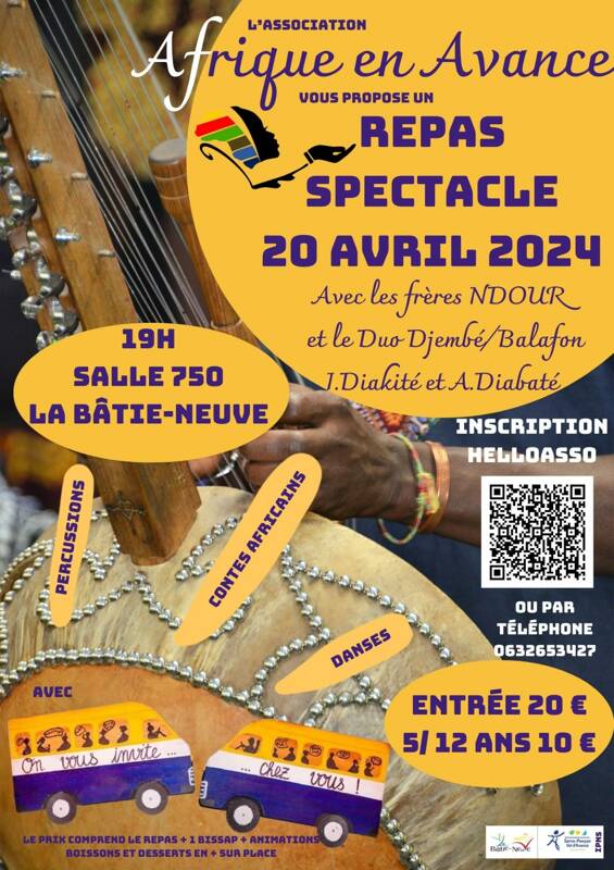 Repas spectacle AFRICAIN