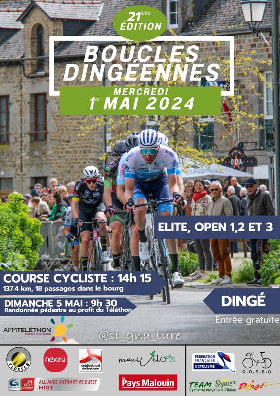 Course Cycliste Boucles Dingéennes - Dingé