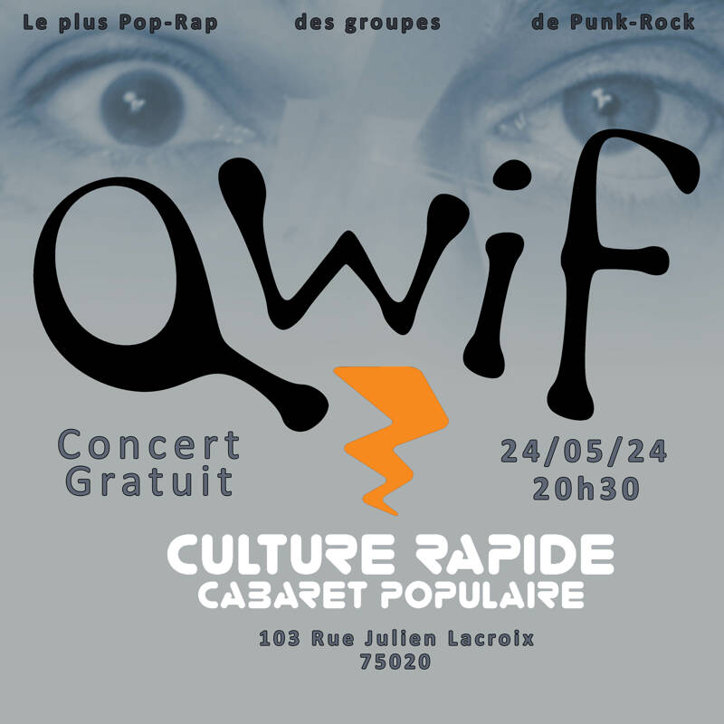 Concert de Qwif à Culture Rapide