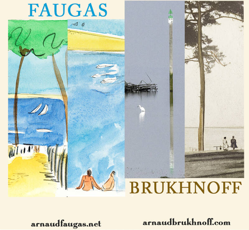 Exposition Pauses et Poses sur le Bassin d'Arcachon Arnaud Brukhnoff Faugas