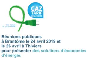 Réunions publiques le 26 avril à Thiviers pour présenter des solutions d’économies d’énergie
