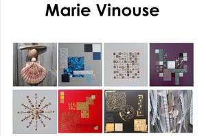 Exposition - Marie Vinouse - Tableaux abstraits et créations du bord de mer