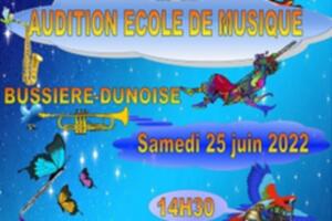 Audition école associative de musique de Bussiere-Dunoise