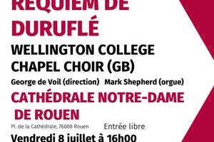 Concert de la Chorale de l'Université de Wellington (GB) - Entrée libre !