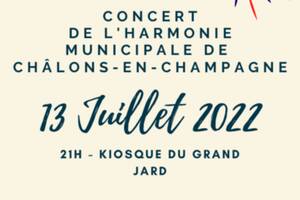 Concert de l'Harmonie Municipale de Châlons-en-Champagne