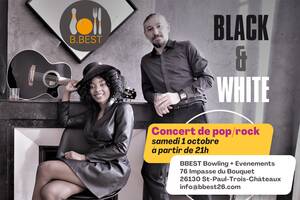 Concert de pop/rock avec Black & White au BBEST Bowling + Événements