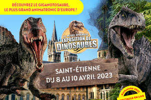 Le Musée Ephémère: les dinosaures arrivent à Saint-Etienne