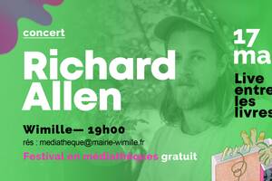 Richard Allen en concert > Live entre les Livres à Wimille