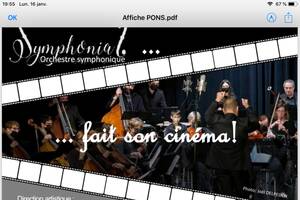 L orchestre symphonique symphonia fait son cinema