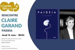 Soirée vin et livres - Rencontre avec Claire Garand pour son roman Paideia