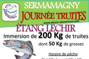 Journée Truites Étang Lechir Sermamagny le 01 octobre 2023
