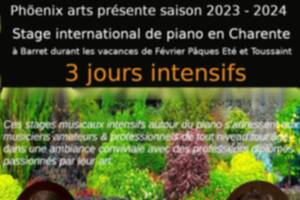 Stage International de piano en Charente , Toussaint 3 jours intensifs
