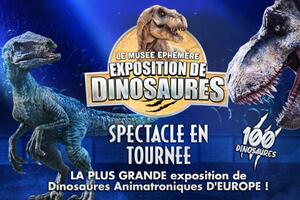 Dinosaures: Bourg en Bresse accueille le Musée Éphémère®