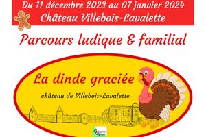 Parcours ludique château Villebois-Lavalette 'La dinde graciée