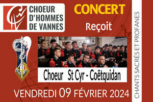 Concert Choeur d'Hommes de Vannes & Chorale Saint-Cyr