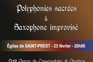 Concert Polyphonies sacrées & Saxophone improvisé