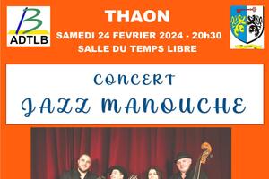 Concert de Jazz Manouche par le Quartet Sébastien KAUFFMANN