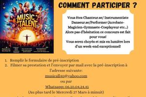 Concours Music'All Talent Contest