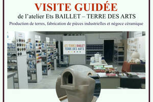 Visite des ateliers céramique Ets Baillets- Terre des arts